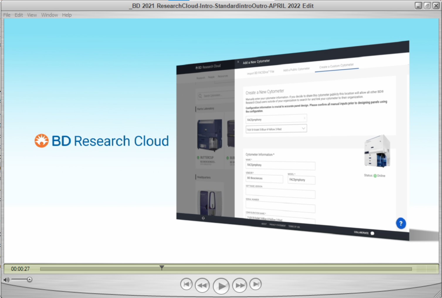 Introduction to BD® Research Cloud